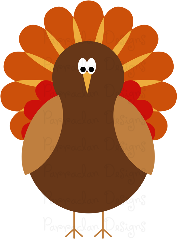 Babying Clipart Thanksgiving - Turkey Clip Art Png (578x803), Png Download