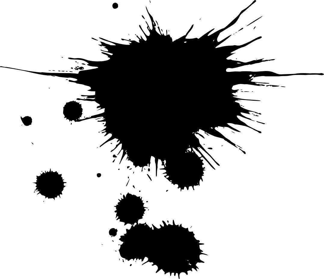 Paint Brush Drip Png Image Transparent Stock - Paint Splash No Background (1078x931), Png Download