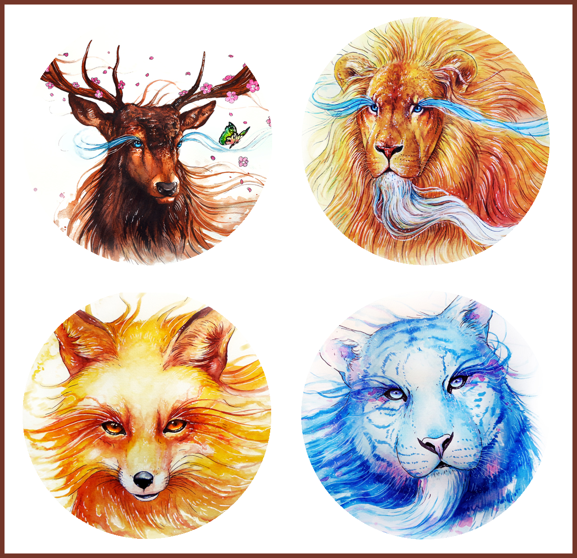 Spirits Of The Seasons By Sanguis Gelidus - Spirits Of The Seasons (1149x1110), Png Download