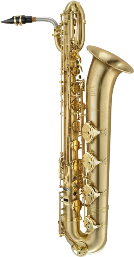 Le Bravo Baritone Saxophone W/ Silver Neck - P. Mauriat Le Bravo 200b Intermediate Baritone Saxophone (274x550), Png Download