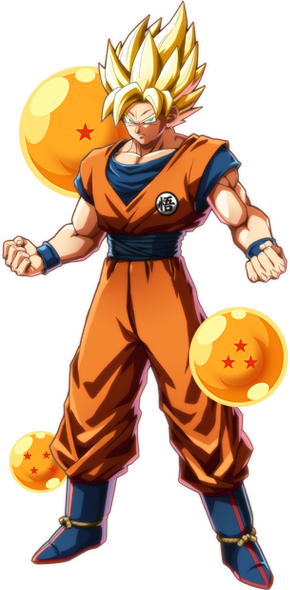 Homepage - Dragon Ball Fighterz Goku (290x590), Png Download