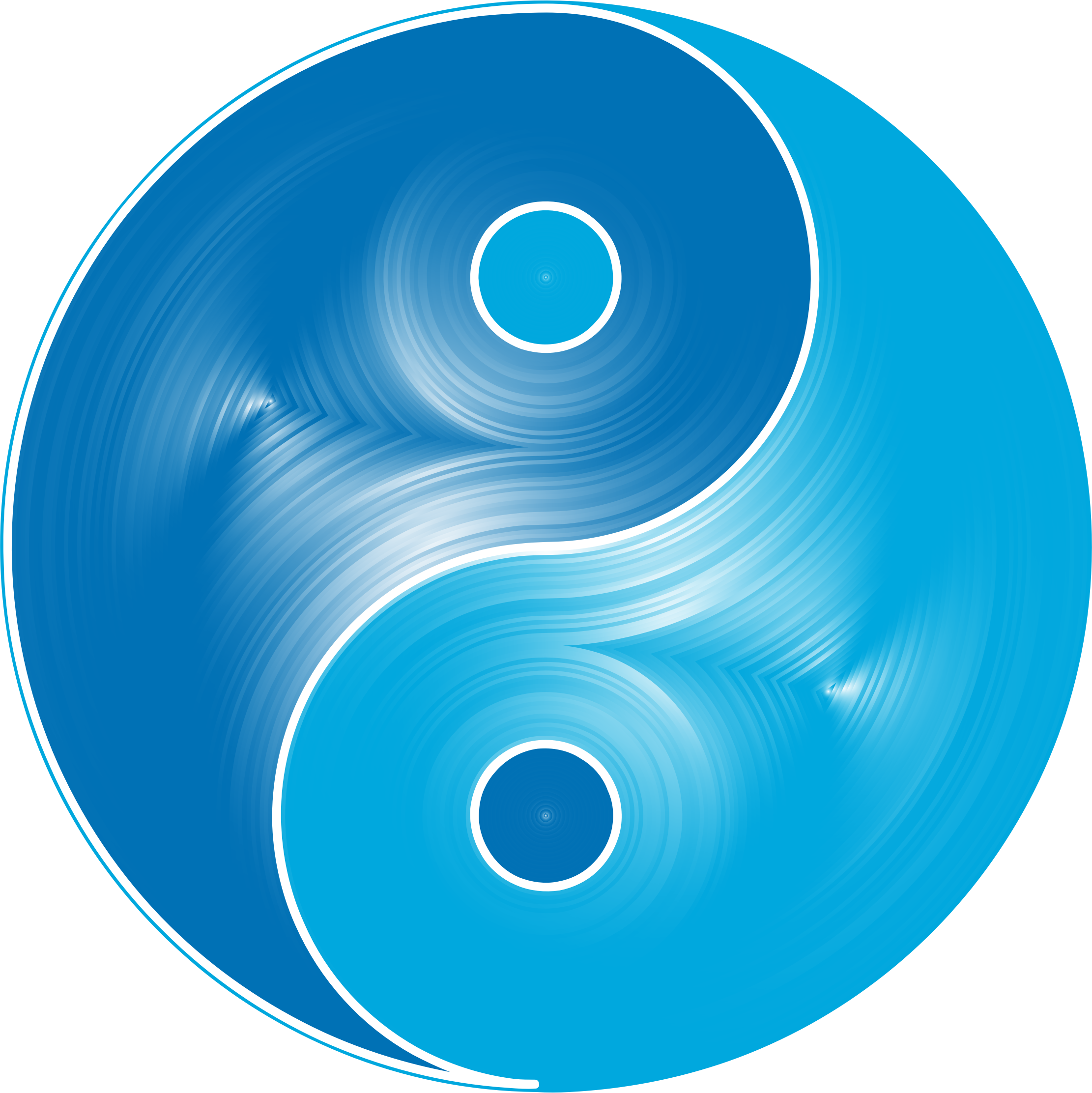 This Free Icons Png Design Of Water And Air Yin Yang (2222x2224), Png Download