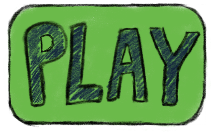 Playbutton - Calligraphy (1024x768), Png Download