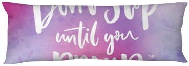 Don't Stop Until You Proud - Cushion (400x400), Png Download