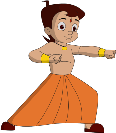 2 2 Chhota Bheem Transparent Png - Chota Bheem Face Drawing (640x465), Png Download