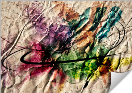 Grunge - Modern Art (674x516), Png Download