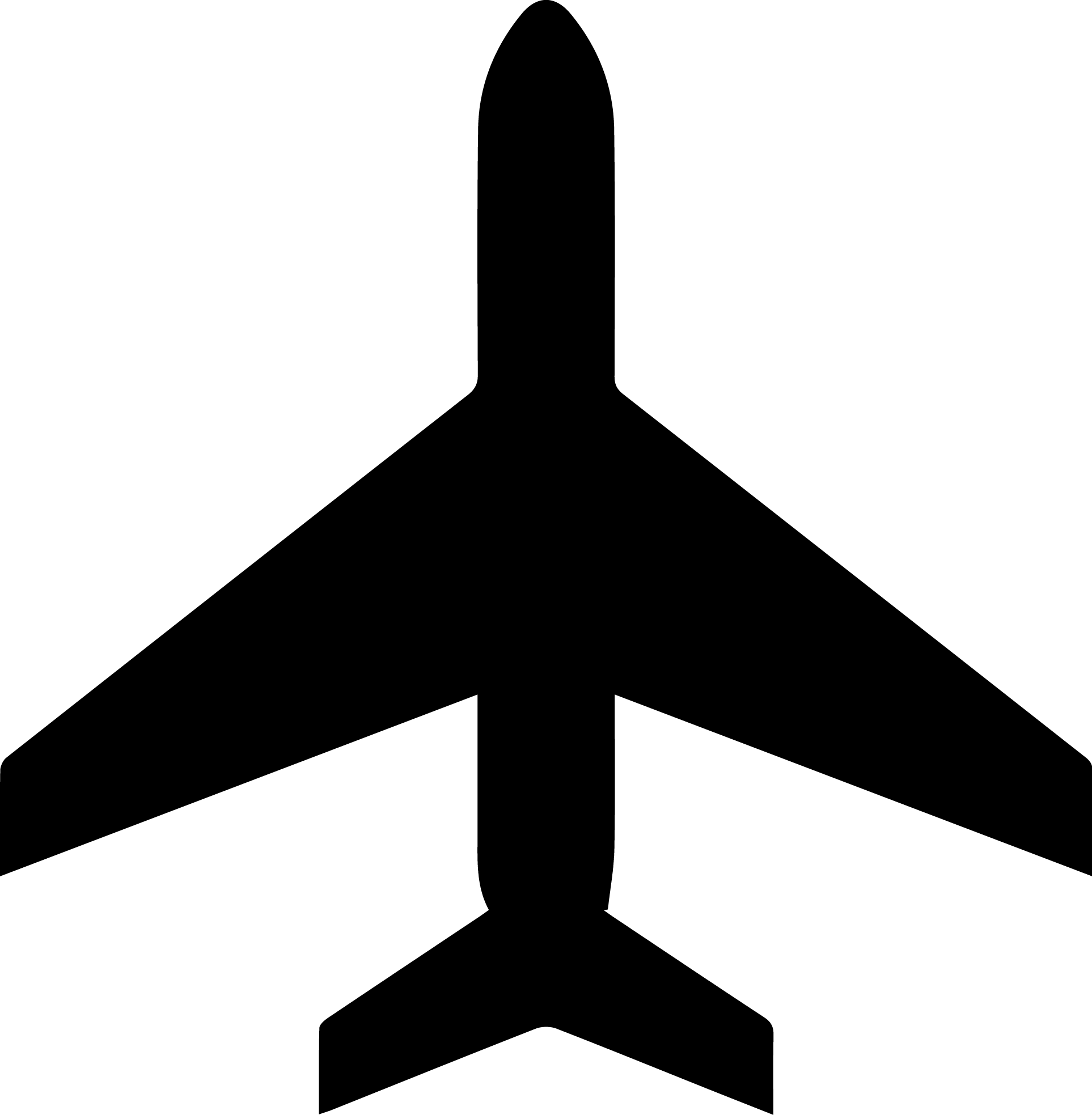 Creative Watercolor - Airplane Icon .png (1200x1200), Png Download