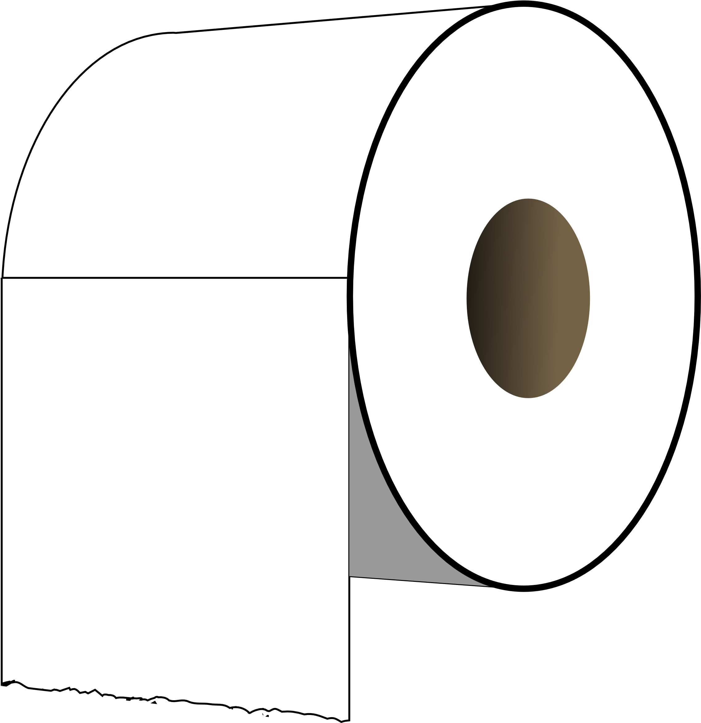 Toilet Paper Clipart Image - Toilet Paper Clipart Png (2555x2640), Png Download