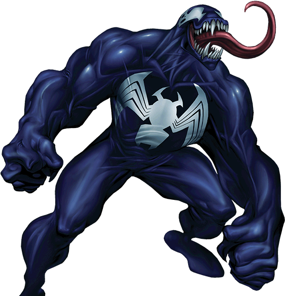 Spider-man Characters - Ultimate Spider Man Venom Png (600x600), Png Download