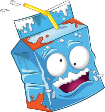 Sour Milk Artwork - Grossery Gang Sour Milk (429x425), Png Download