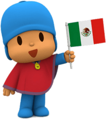 Download - Mexican Flagpng (640x360), Png Download