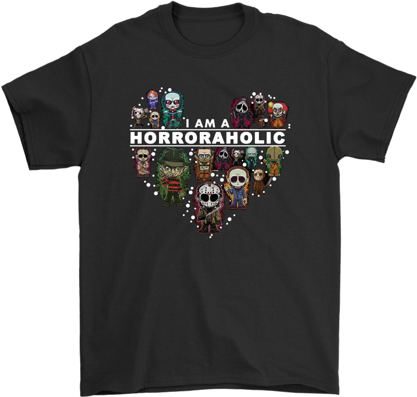 I'm A Horroraholic Pennywise Leatherface Jason Voorhees - Supreme Son Goku Shirt (1024x1024), Png Download