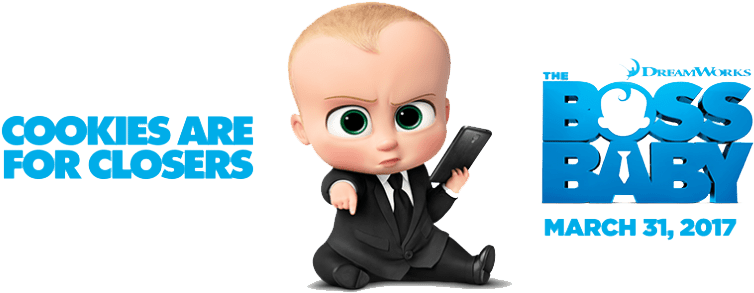Boss Baby Cookies Are For Closers (820x312), Png Download