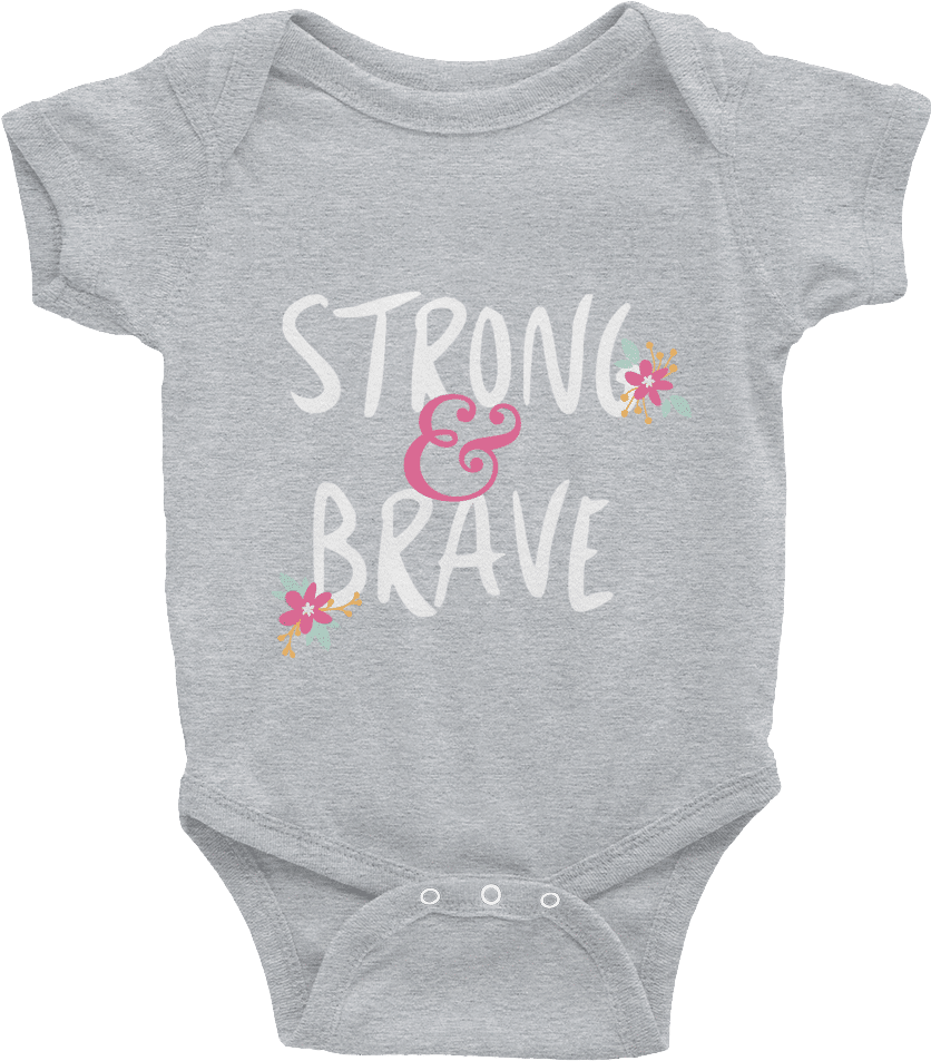 Strong And Brave - Baby Shark Clothing Super Simple (1000x1000), Png Download