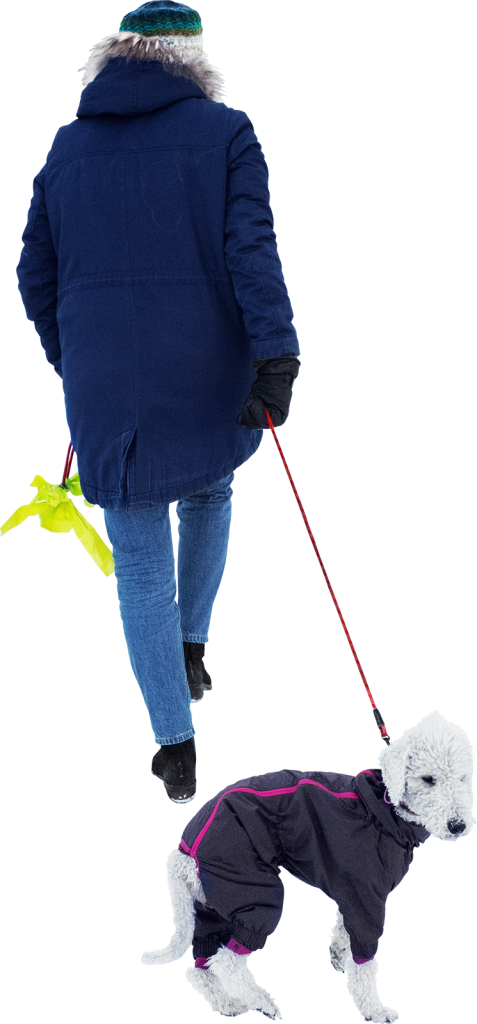 M Walks S Who Got Cold Feet About This Walk - People Walking In Winter Png (477x1024), Png Download