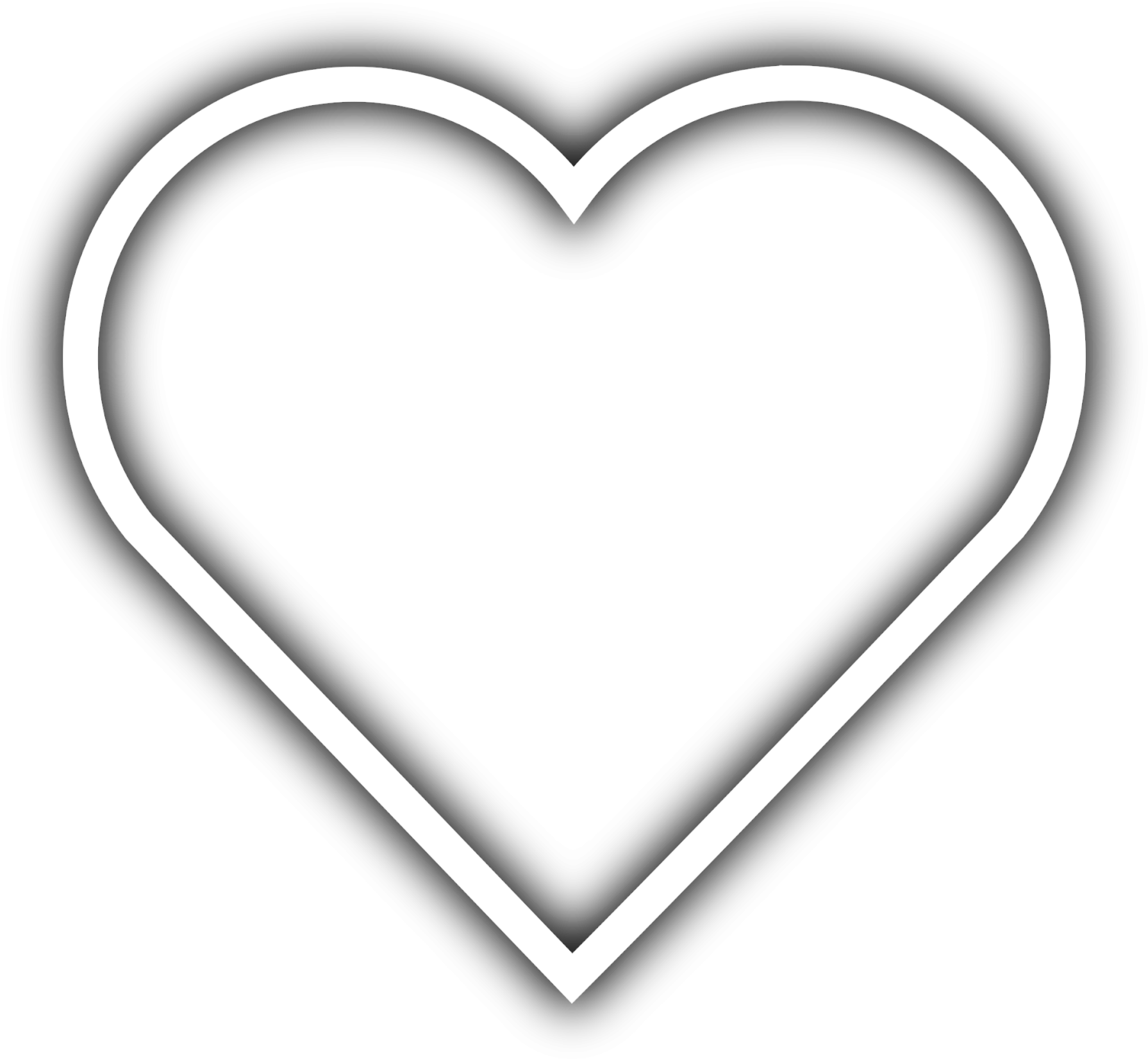 Heart Gloss 5 Clipart, Vector Clip Art Online, Royalty - Heart Outline (900x817), Png Download
