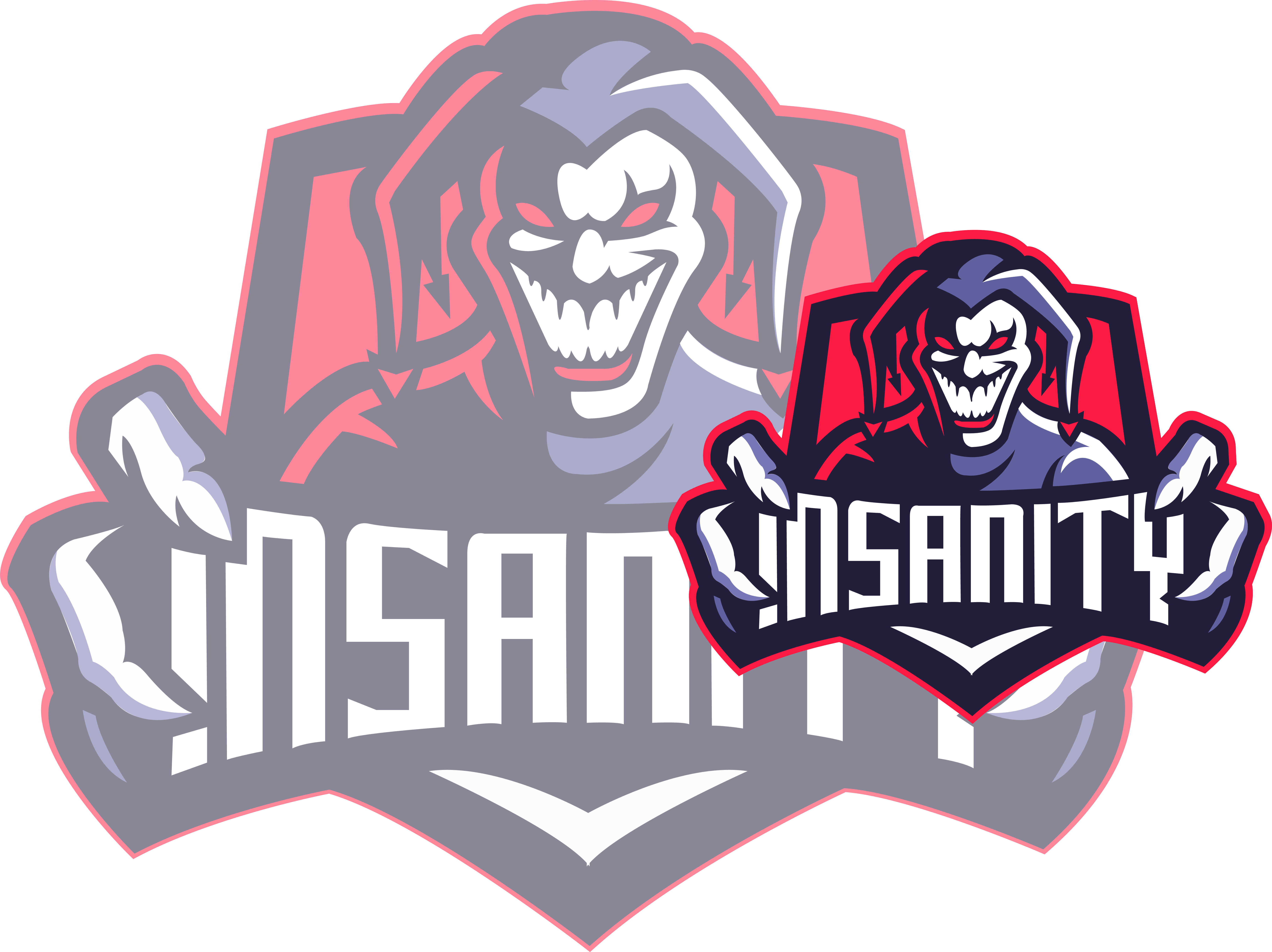Insanity Gaming (7214x5401), Png Download