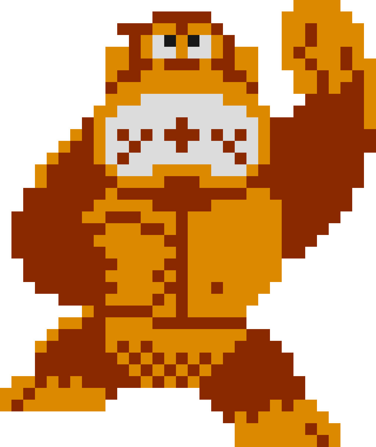 8 Bit Donkey Kong Png