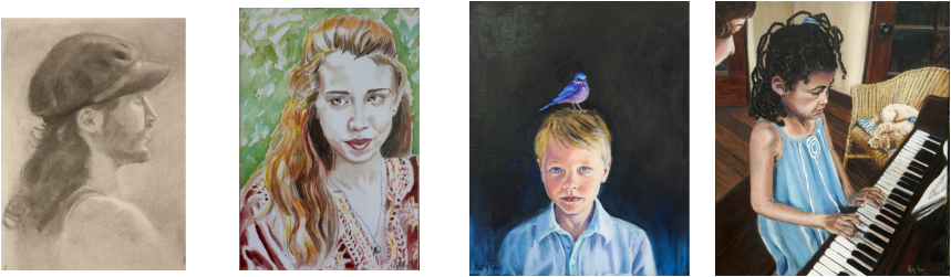 Commissioning A Portrait - Portrait (859x251), Png Download