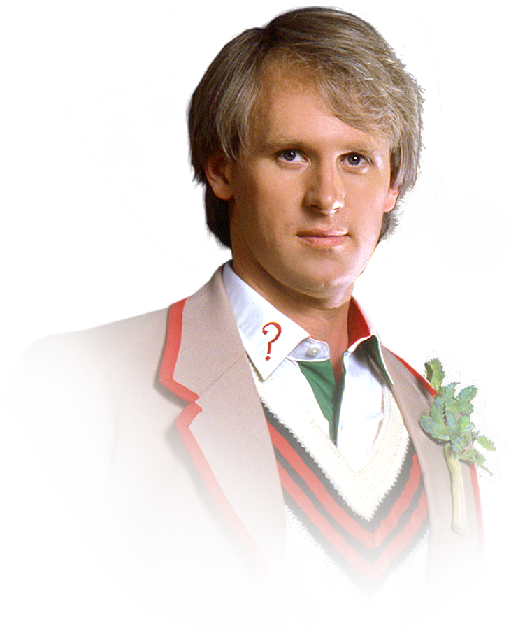 Fifth-doctor - Fourth Doctor And Fifth Doctor (731x910), Png Download