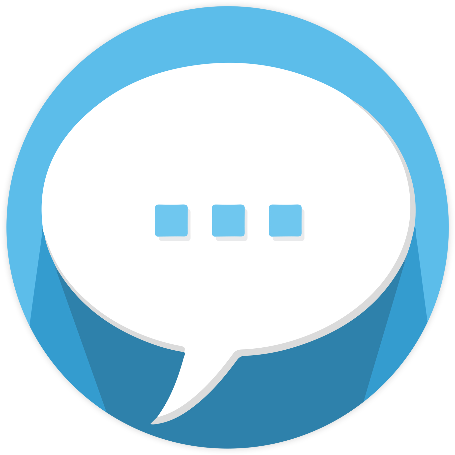 Speech Bubble Comic Icon Symbol 1426773 - Speech Balloon (2000x2000), Png Download