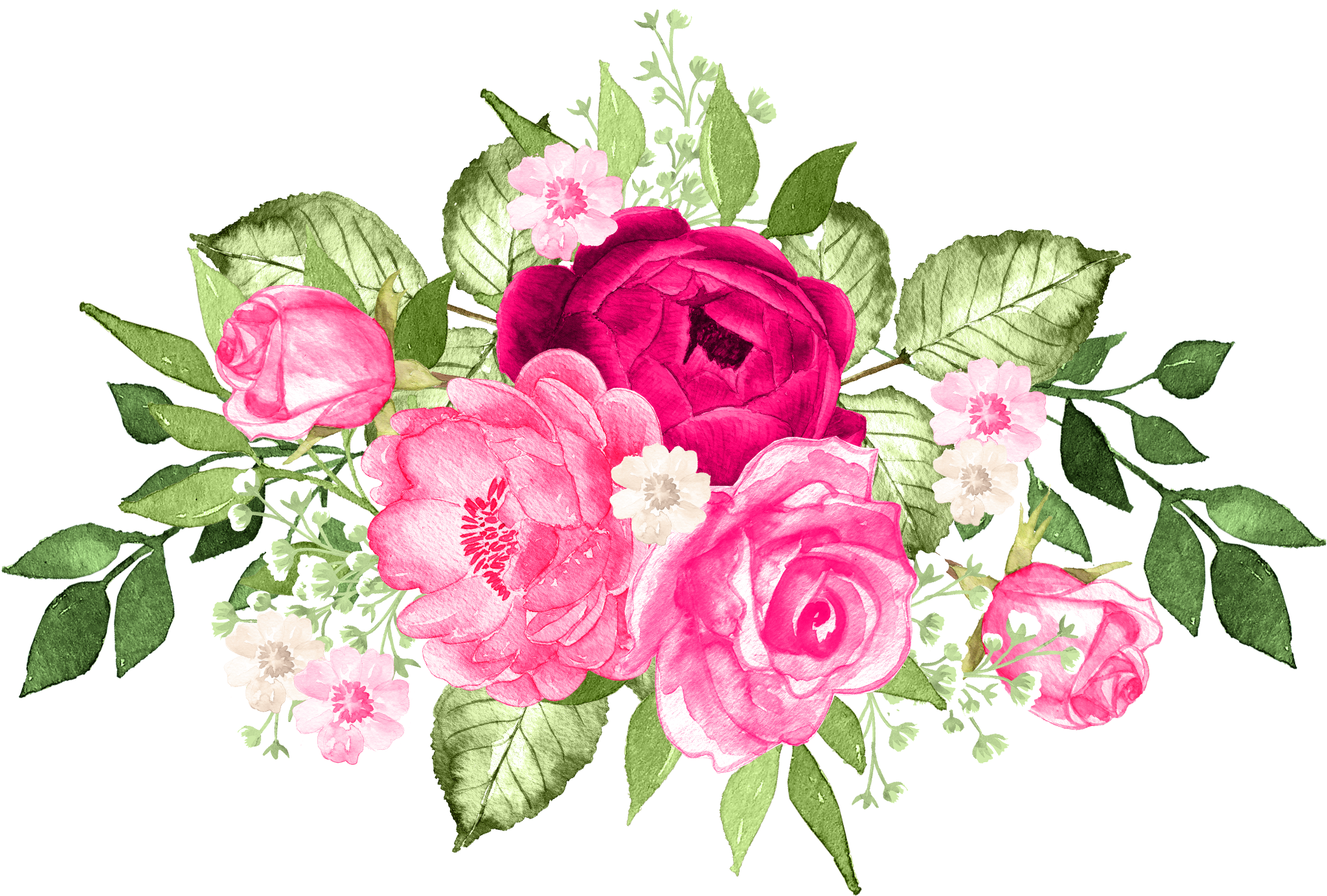 H644 - Floral Design (2106x1800), Png Download