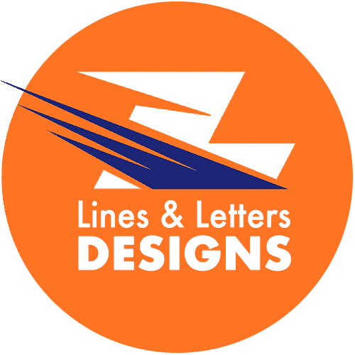 Lines And Letters Designs - Design (500x500), Png Download