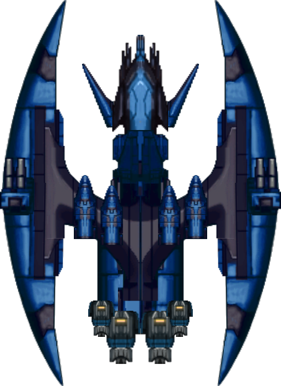 Preview - Spaceship 2d (548x754), Png Download
