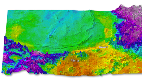 Characterizing Crater Ejecta To Understand Lunar Mare - Visual Arts (700x300), Png Download