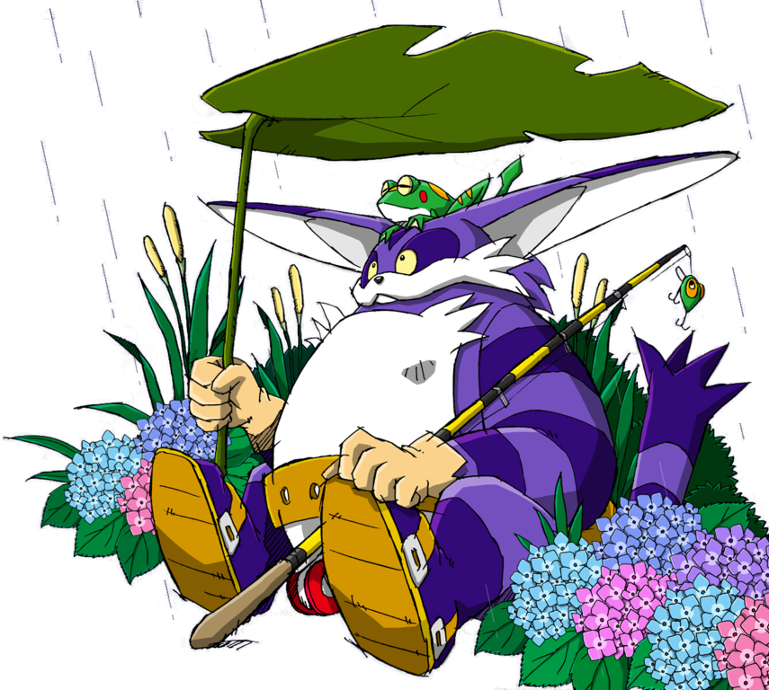 An Error Occurred - Sega Big The Cat (855x768), Png Download