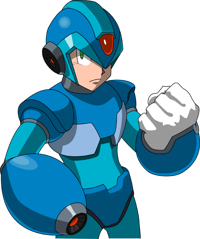 Mega Man Png Background Image - Megaman X7 X (851x1018), Png Download