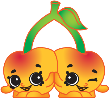 Peas Drawing Shopkin - Frutas Divertidas Desenho Em Png (400x400), Png Download