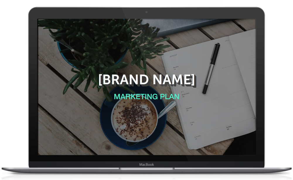 Free Marketing Plan Template - Marketing (1000x615), Png Download