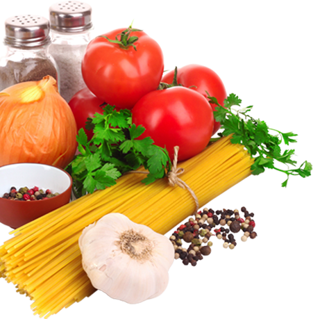 Our Claim To Famebest Thin Crust Pizza On The South - Italian Ingredients Png (451x459), Png Download