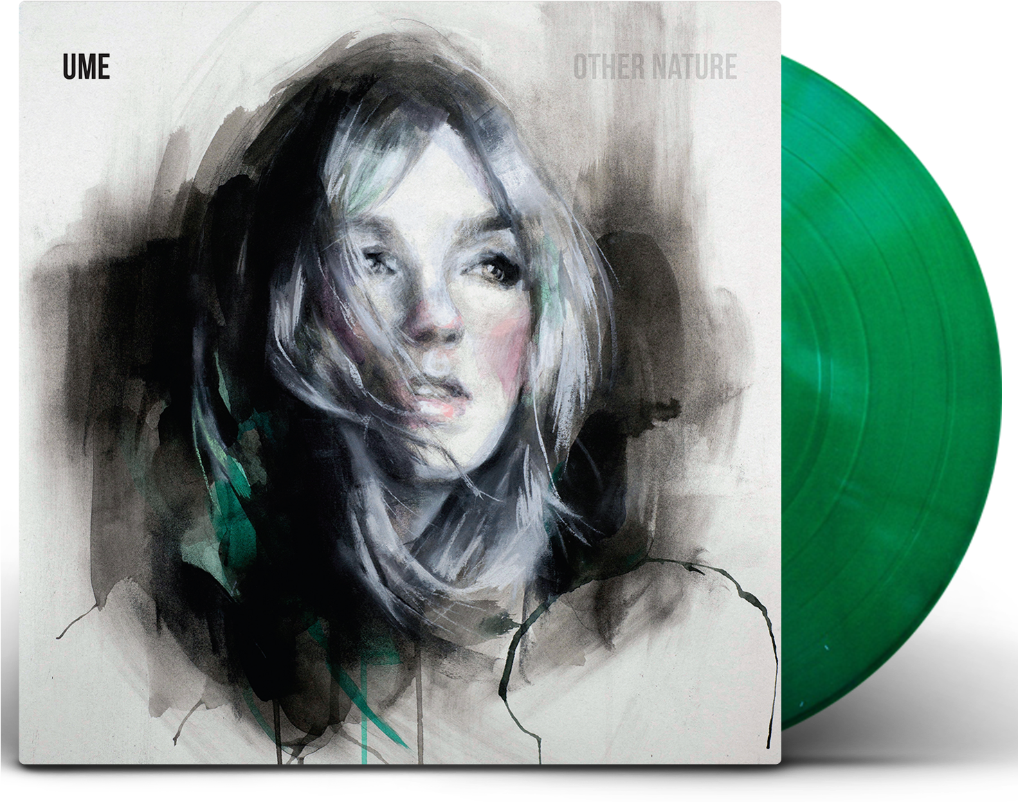 Image Of 'other Nature' Translucent Green Vinyl - Ume Other Nature (1470x1213), Png Download