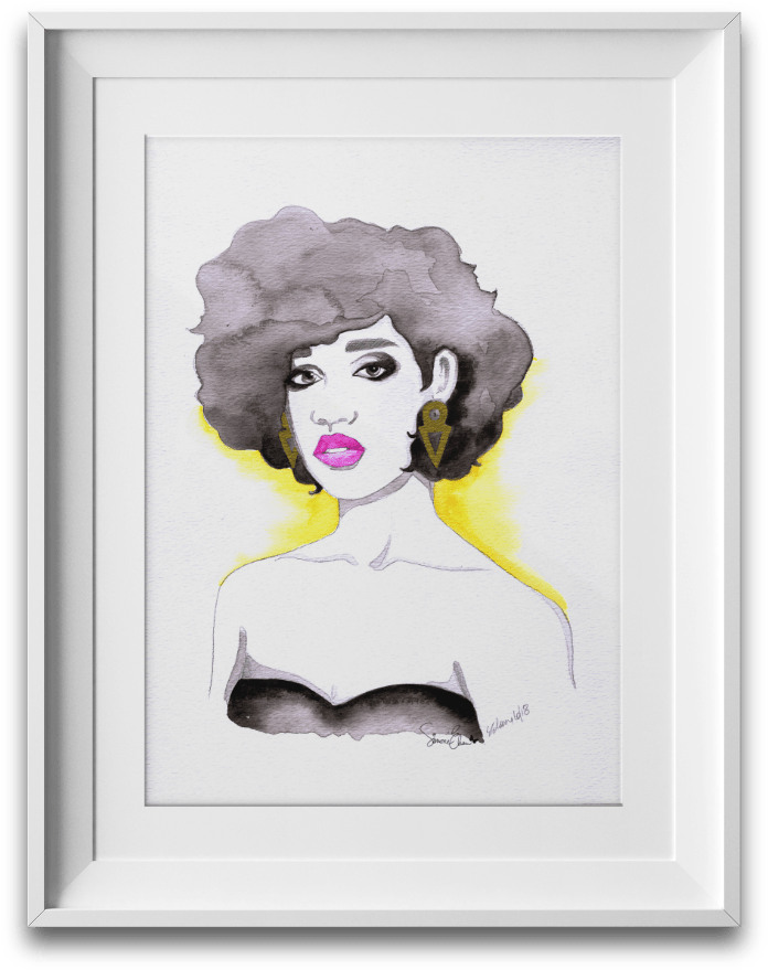 Simone Elum Art - Art (720x913), Png Download