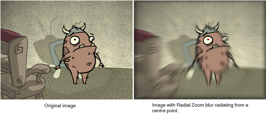 Effect Was Applied So The Blur Is Outside The Matte - Toon Boom Animate V7 6 (883x386), Png Download