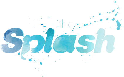 The Splash - Calligraphy (500x500), Png Download