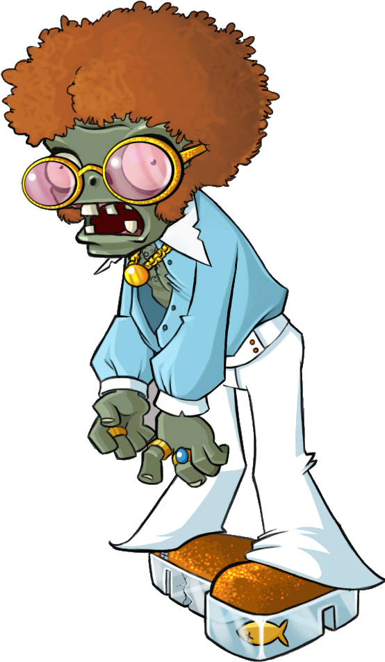 Disco Zombie - Zombies De Plants Vs Zombies (570x962), Png Download