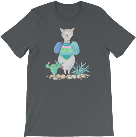 Watercolor Cute Llama Print - Fitmeshirts Spiel Der Throne-t-shirt, Spiel Der Thron (480x480), Png Download