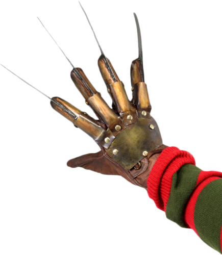Freddy Krueger Metal Glove Replica - Neca Freddy Glove Prop Replica From Nightmare (435x500), Png Download