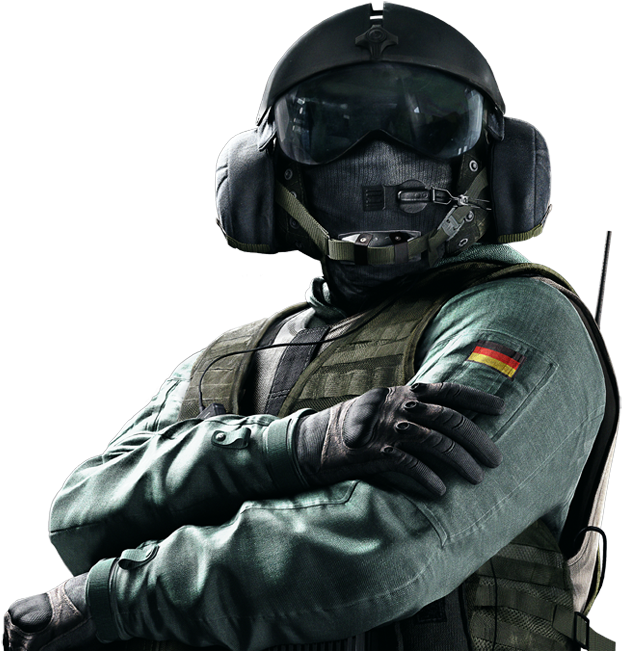 Jager Head Rainbow Six Siege (830x710), Png Download