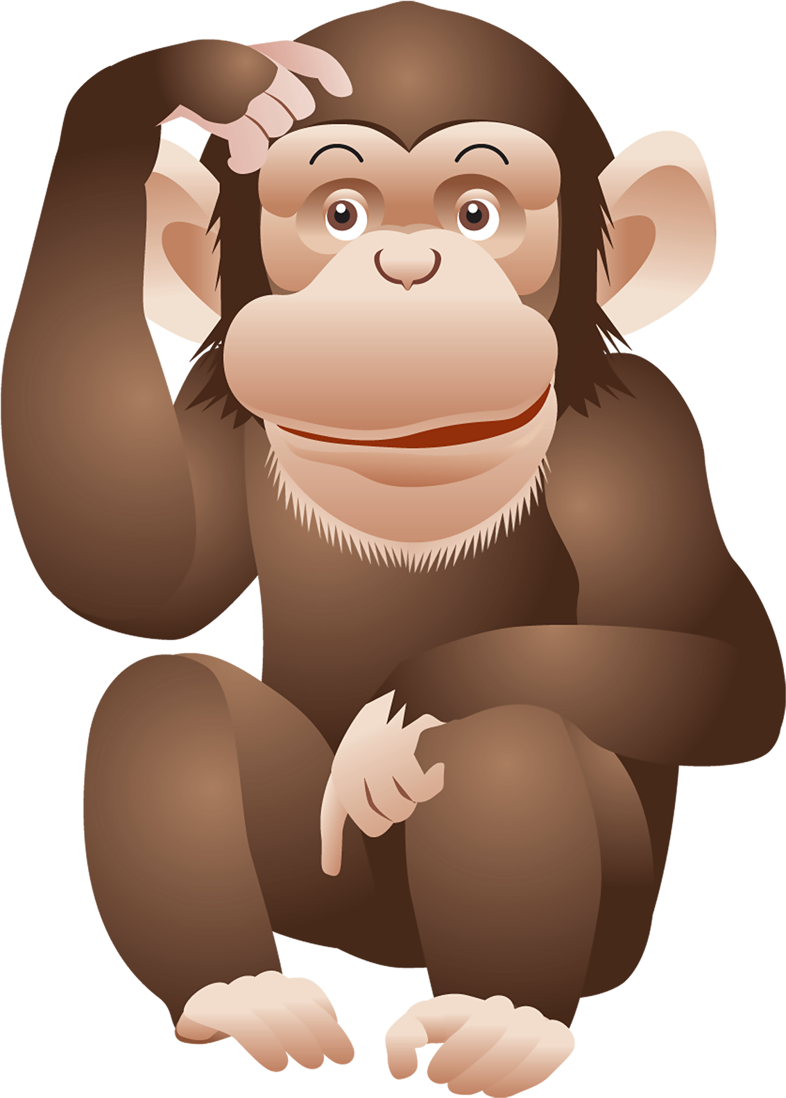Monkey Png (1200x1677), Png Download