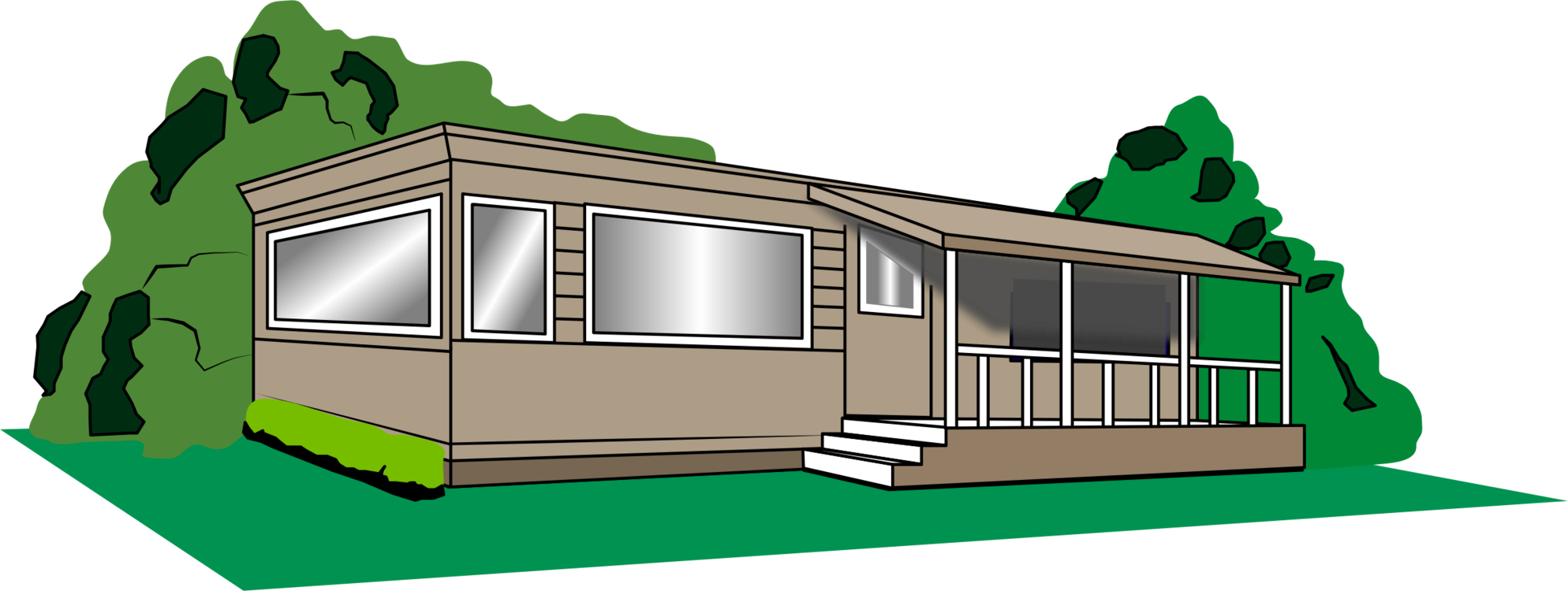 All Photo Png Clipart - Mobile Home Clipart (1988x750), Png Download