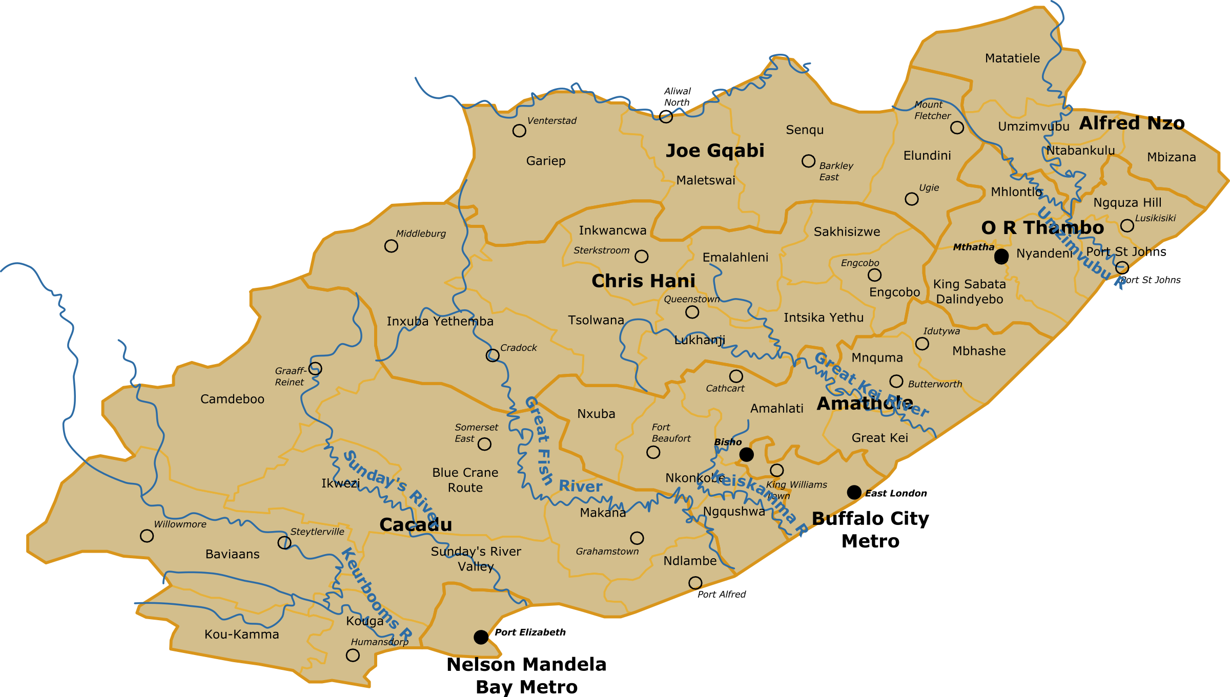 This Free Icons Png Design Of Sa Eastern Cape Map (2400x1361), Png Download