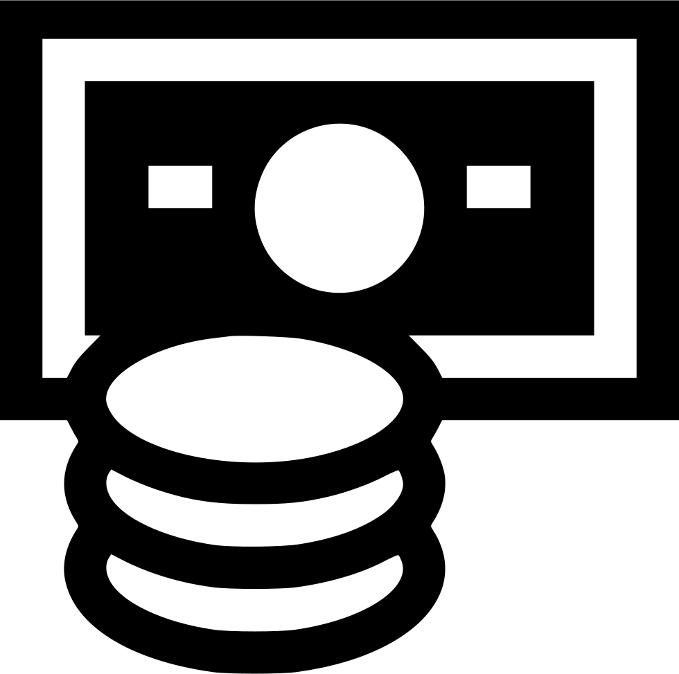 Coins Money Cash Comments - Icon (980x974), Png Download