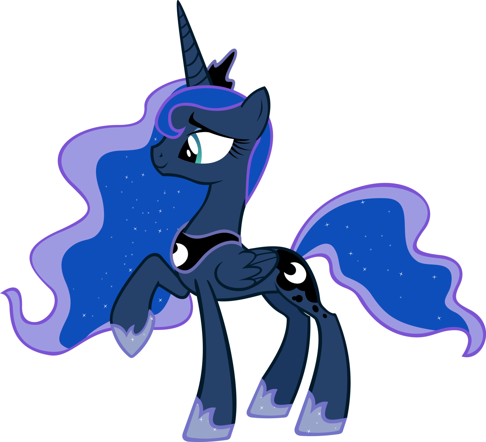 Princesa Luna My Little Pony (1600x1456), Png Download
