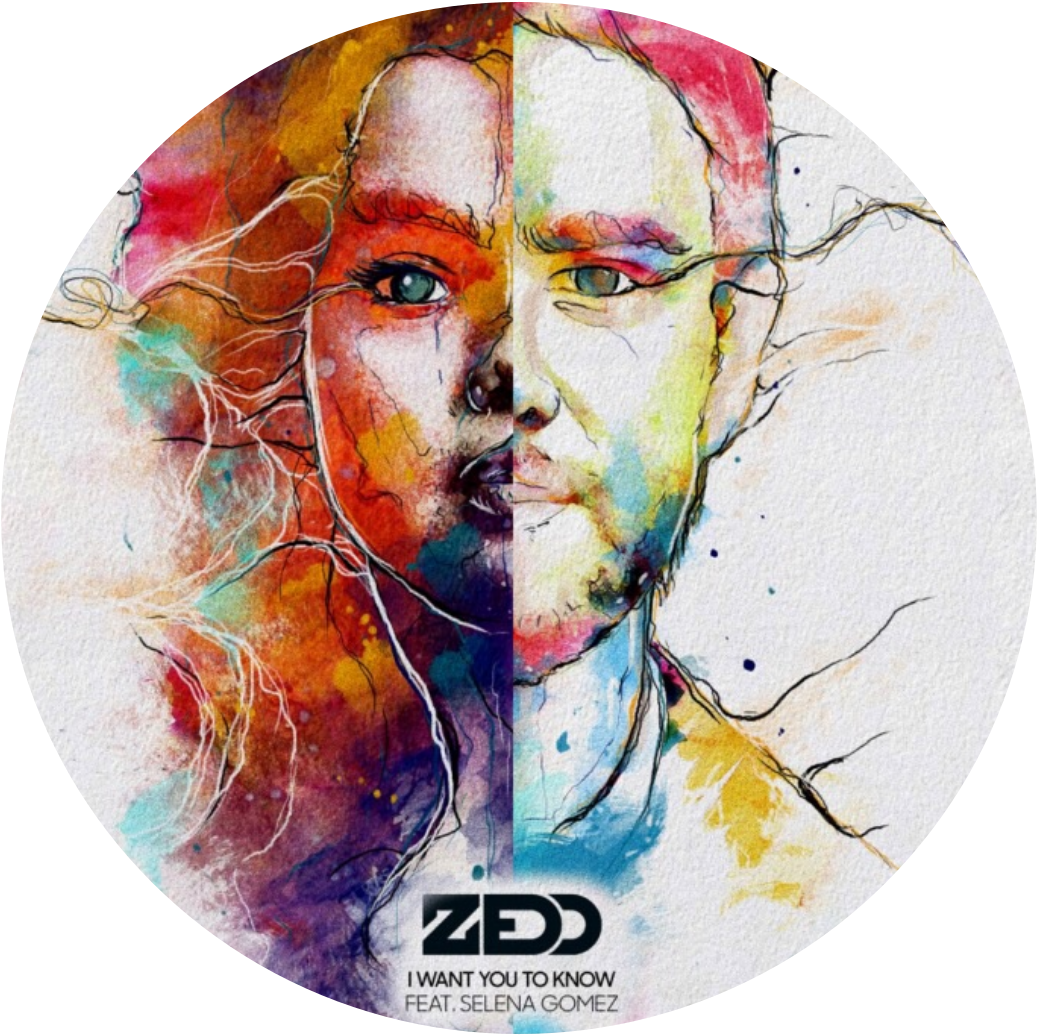0at83uu - Zedd Feat Selena Gomez I Want You (1080x1080), Png Download
