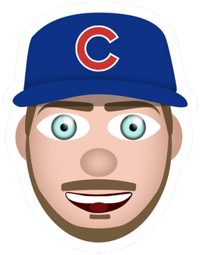 Chicago Cubs Sticker - Kris Bryant Bitmoji (400x400), Png Download