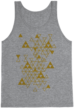 Geometric Triforce Pattern Tank Top - If You Don't Like Star Trek Then You Need To Get The (484x484), Png Download